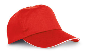 Casquette sandwich promotionnelle Rouge