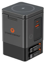 Chargeur 105W avec câbles Urban V Sacramento entreprise Gris