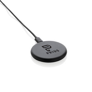 Chargeur 15W 3-en-1 sans fil plastique RCS Magnapad personnalisable Noir