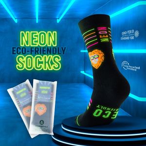 Chaussettes réfléchissantes néon personnalisées 10