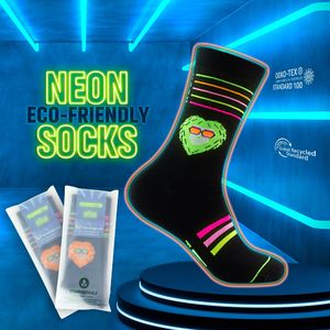 Chaussettes réfléchissantes néon personnalisées 11