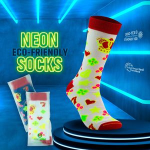 Chaussettes réfléchissantes néon personnalisées 13