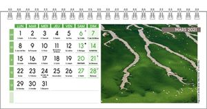 chevalet calendrier paysages et peintures 6