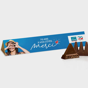 Chocolat personnalisé Toblerone | Chocolat publicitaire 2