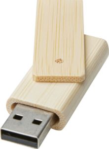 Clé USB 4 Go publicitaire en bambou|Rotate Beige