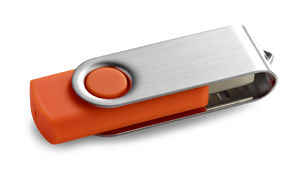 Clé USB standard publicitaire | Claudius Orange