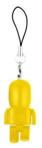 clef usb publicitaire silicone Jaune