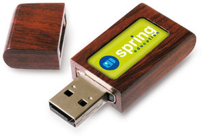 clefs usb publicitaires bois naturel