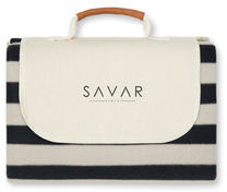 Couverture pique-nique rPET GRS Alba publicitaire Noir