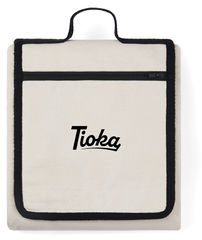 Couverture pique-nique toile AWARE™ Volonne publicitaire Blanc cassé