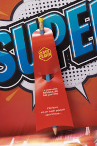 Crayon publicitaire | Super Crayon - Supman