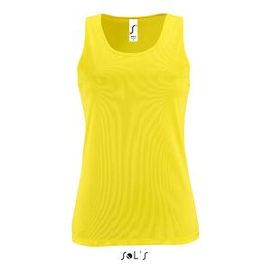 Débardeur publicitaire | Sporty TT F Jaune fluo