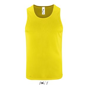 Débardeur publicitaire | Sporty TT H Jaune fluo