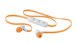 Écouteurs bluetooth publicitaires | Jazz Orange