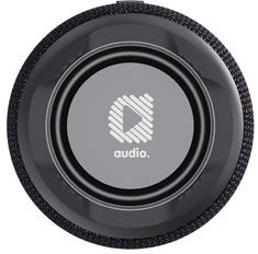 Enceinte 10W + chargeur rPET RCS Urban V Anaheim publicitaire Noir