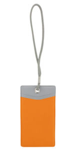 Etiquette pour bagage publicitaire | Keeper Orange