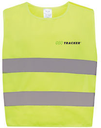 Gilet haute visibilité rPET GRS 3–6 ans personnalisé Jaune