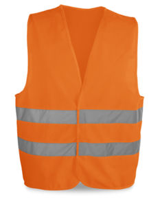 Gilet haute visibilité publicitaire | Yellowstone Orange