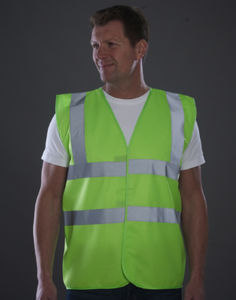 Gilet de sécurité personnalisable | Fluo 2 Color Lime