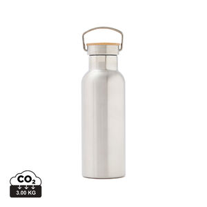 Grande bouteille thermos 500ml Miles | Bouteille publicitaire Argent