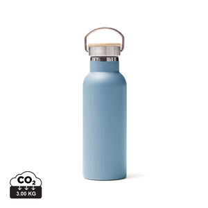 Grande bouteille thermos 500ml Miles | Bouteille publicitaire Bleu clair