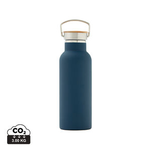 Grande bouteille thermos 500ml Miles | Bouteille publicitaire Bleu