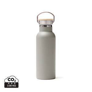 Grande bouteille thermos 500ml Miles | Bouteille publicitaire Gris