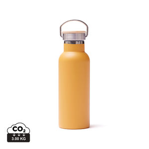 Grande bouteille thermos 500ml Miles | Bouteille publicitaire Jaune