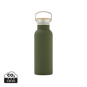 Grande bouteille thermos 500ml Miles | Bouteille publicitaire Vert