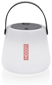 Lampe d’extérieur plastique recyclé RCS SolarGlow personnalisable Blanc