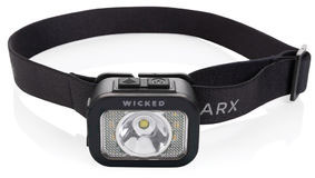 Lampe frontale ABS recyclé RCS Gear X personnalisable Noir