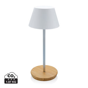Lampe de table rechargeable publicitaire | Pure Glow Blanc
