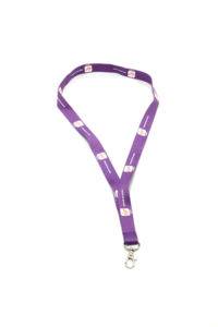 LANYARD POLYESTER SERIGRAPHIE - 15mm Violet