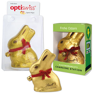 Chocolat Lindt publicitaire | Lapin Lindt