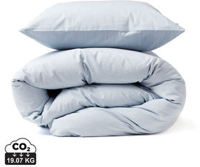 Linge de lit coton set 4 pcs Montgomery publicitaire Bleu