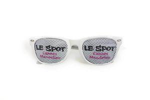 lunettes de soleil verres quadri personnalise Blanc