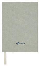 Mind Journal papier recyclé GRS personnalisé Vert