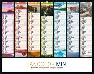 mini calendrier bancaire photographie 1