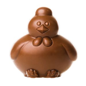 Moulage chocolat poule publicitaire 41% bio|Matilde 1