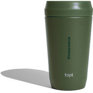 Mug 354 ml couvercle 360 acier recyclé Topl publicitaire Vert