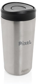 Mug 400 ml acier recyclé RCS Avira Alix personnalisé Argent