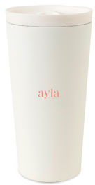 Mug 500 ml acier recyclé RCS Aviana™ Rowan personnalisé Blanc