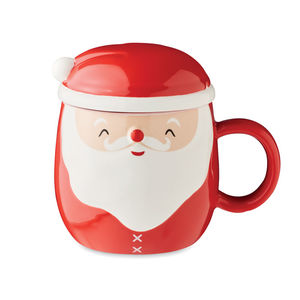 Mug céramique publicitaire |Santa Red