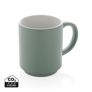 Mug en céramique empilable | Mug publicitaire Vert