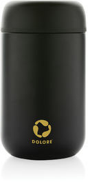 Mug isotherme inox recyclé certifié RCS Brew entreprise Noir