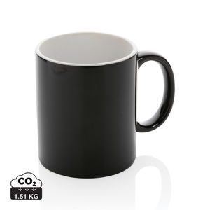 Mug céramique 350 ml publicitaire Noir