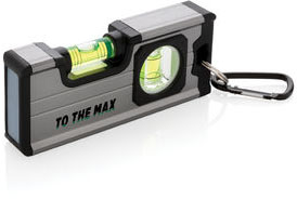 Niveau à bulle 12 cm personnalisable Gris