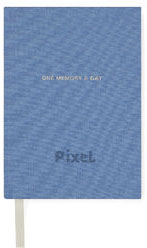 One Memory a Day journal recyclé GRS publicitaire Bleu