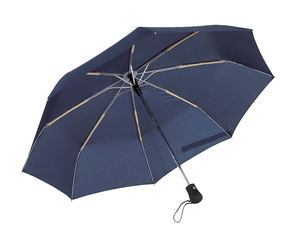 Parapluie de poche personnalisable | Polynésie Bleu marine