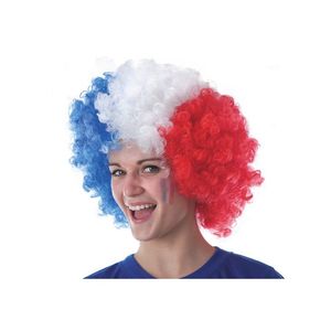 Perruque Bleu Blanc Rouge | Coupe du Monde 2018 1